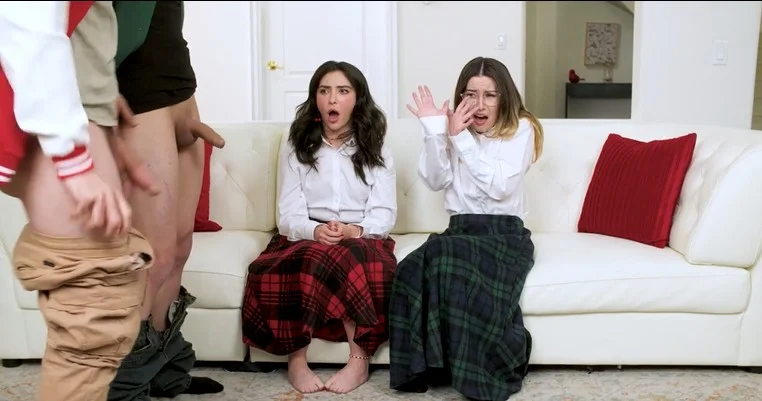 Troca de irmãs - Jane Wilde e Chanel Camryn - Experimentar em casa