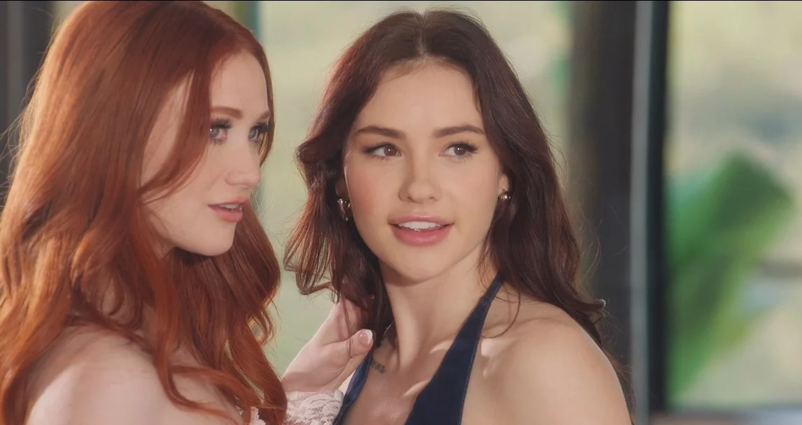 Slayed - Matty Mila Perez e Scarlet Skies - Ruivas bonitas têm orgasmos intensos com tesoura