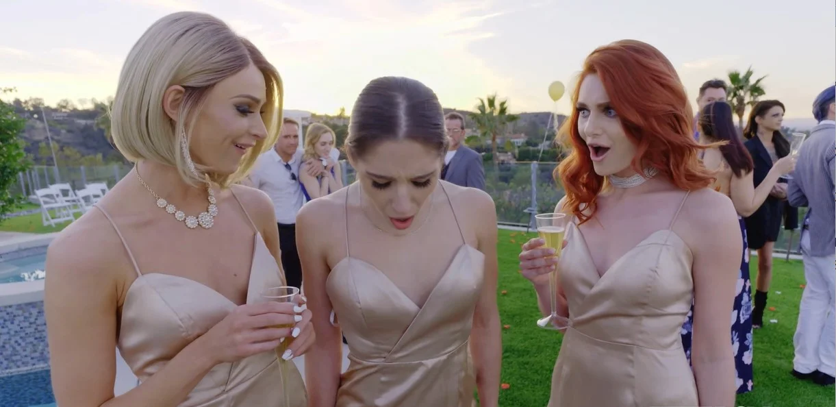 Mere POV - Abella Danger, Emma Hix og Lacy Lennon tre liderlige brudepiger