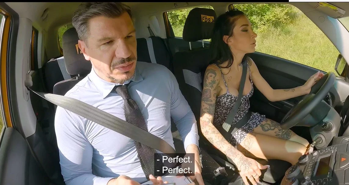 Fake Driving School - Silvia Preslar - Your wife left you Fuck me instead