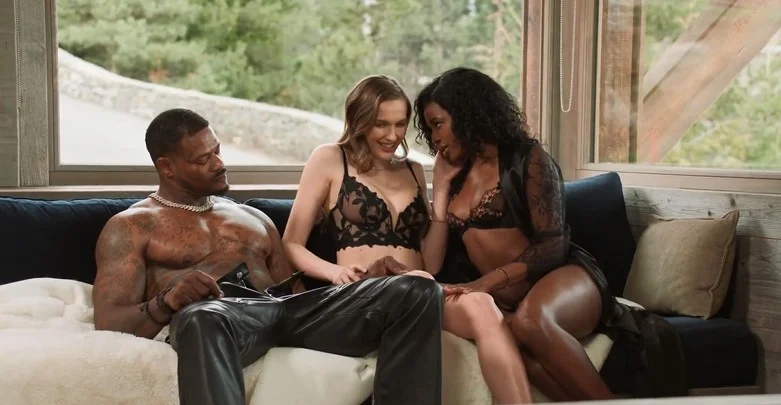 Blacked - Nicole Kitt i Stacy Cruz - Vrući par, timski par Snowbunny 1080p