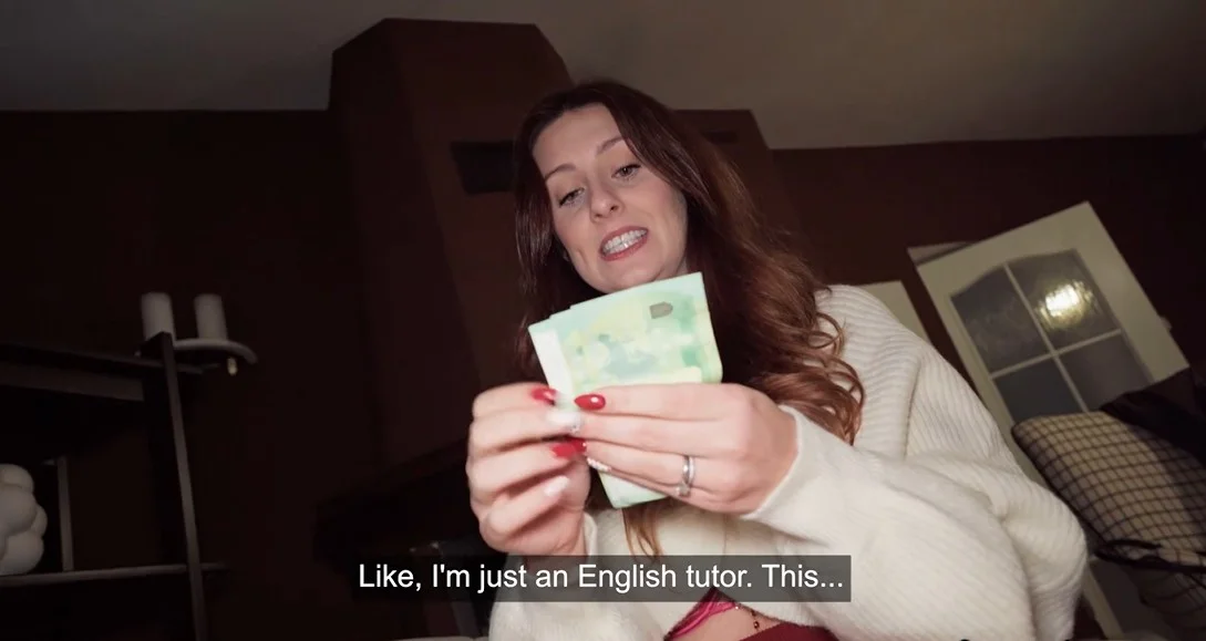 Public Agent - Erin Moore - Married teacher wants cash and cock