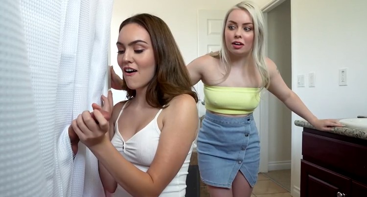 Sora și prietena ei vor să-și vadă și ele pula fratelui